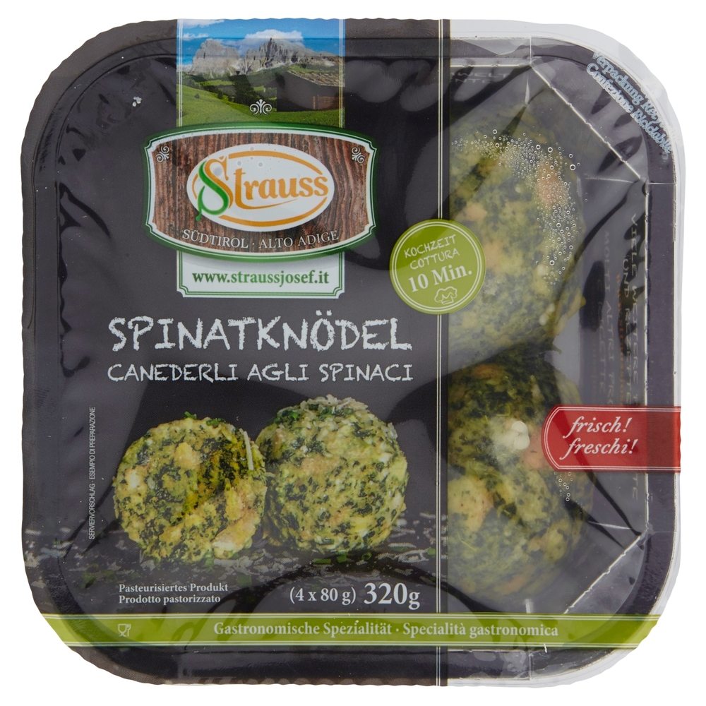 Strauss Canederli agli Spinaci 4 x 80 g